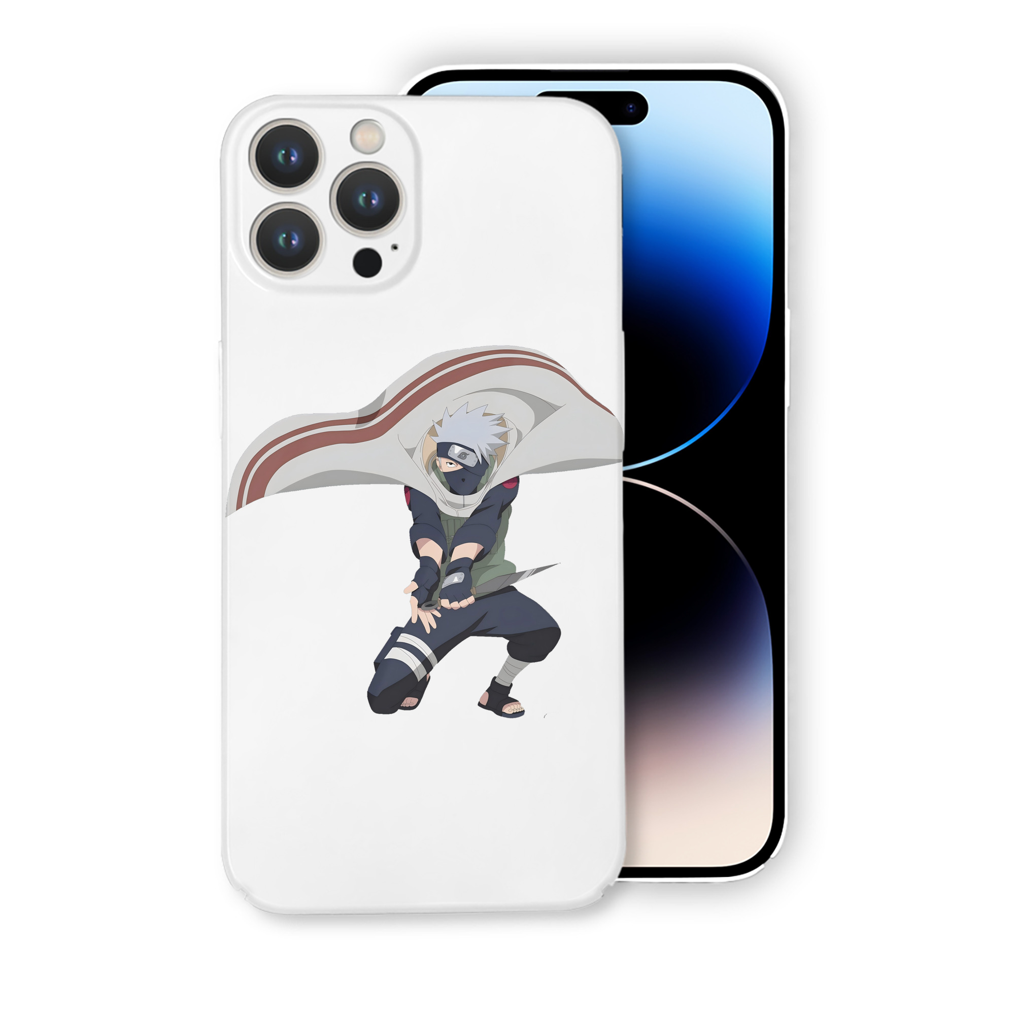 （画像用） NARUTO -ナルト- はたけ カカシ Hatake Kakashi 【iPhone 14シリーズ対応】ハードケース